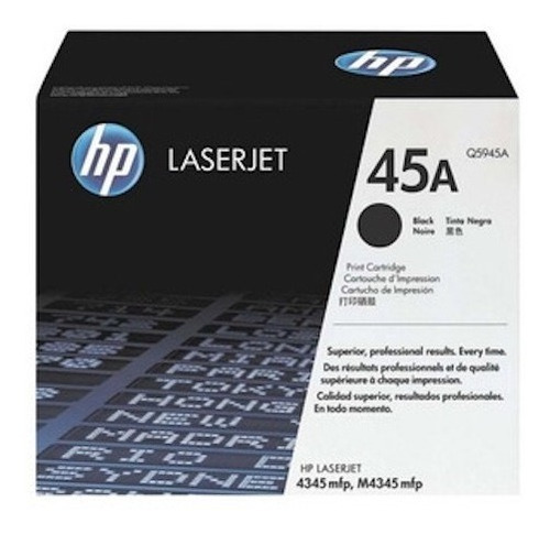 Toner Hp 45a Negro Original