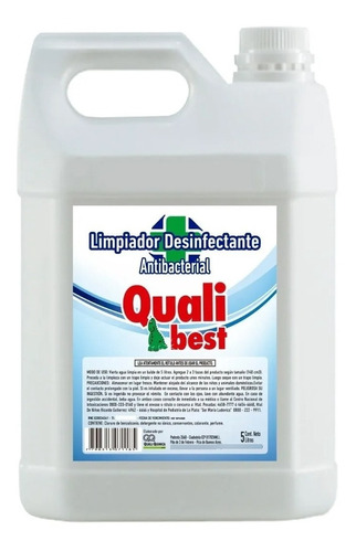 Limpiador Desinfectante Antibacterial Qualibest X 5 Litros