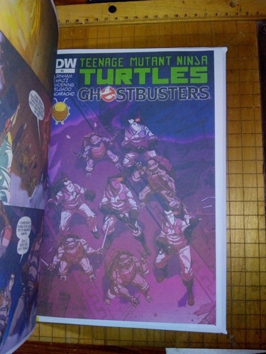 Imagen 3 de 6 de Cómic Tmnt Y Cazafantasmas Español Pasta Dura