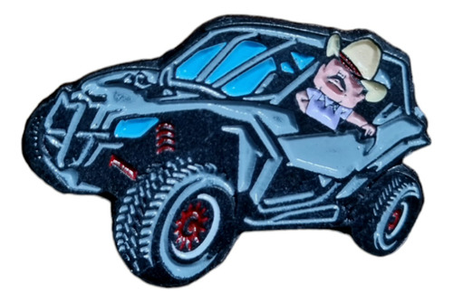 Pin Metálico Mayito Rzr Raizer Gris Para Gorra