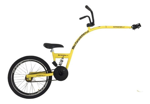 Bike Caroninha Full Com Amortecedor Reboque Bike Al-335 Cor Amarelo
