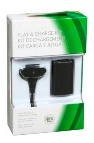 Bateria + Carregador Manete Xbox 360