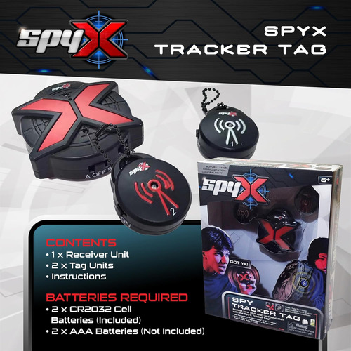 Spyx Spy Tracker Tag - Espía Seguimiento Gadget De Juguet...