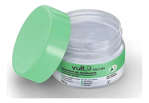 Gel Hidratante Facial Refrescante 7 Em 1 Vult - 100g Todo Tipo De Pele Dia/noite