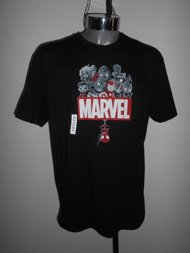 Playera Marvel Heroes Marca Next Level Talla Xl Hombre