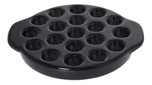 Provoletera Ceramica 19 Cavidades Parrilla Horno Microondas colores negro