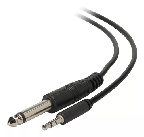 Cable Aux Plug 6.5 Mm A 3.5mm 1.8m Ditron Parquer Guitarra