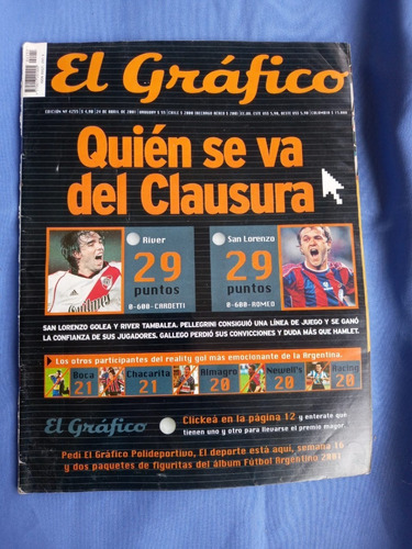 Revista El Grafico - 4255 - Quien Se Va Del Clausura