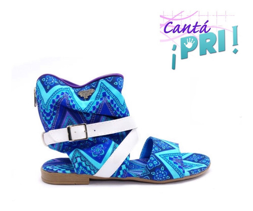 Imagen 3 de 6 de Sandalias Te Para Tres Altas De Cierres Modelo Originales