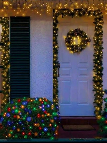Serie Led Solar Colores Serie Colors 11 Mts 100 Leds Fiestas
