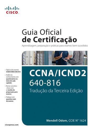 Ccna/icnd2 640-816, De Wendell, Odom. Editora Alta Books, Capa Mole Em Português
