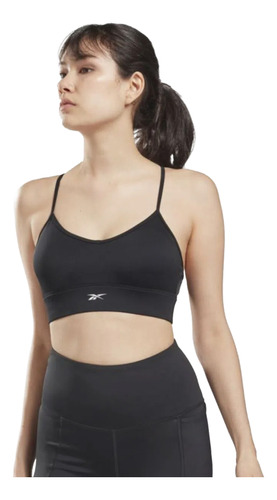 Top Reebok Wor Tri Back Mujer Training Negro