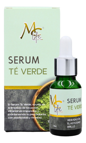Serum Té Verde Reafirmante, Anti Acné, Hidratante, Mc Life Momento De Aplicación Día/noche Tipo De Piel Todo Tipo De Piel