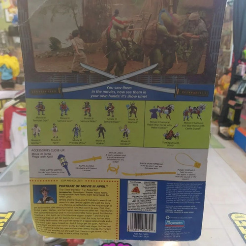 Tortugas Ninja Tmnt, Unpunched Movie Iii April Figura Abril (Usado)