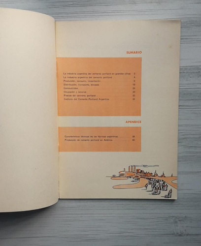 La Industria Argentina Del Cemento Portland 1958 Usado