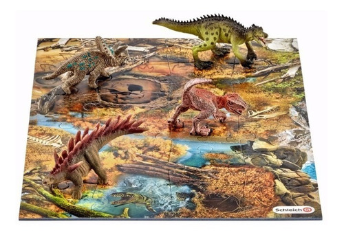 Schleich Dinosaurios 42331 Mini Dinos Rompecabezas Pantano