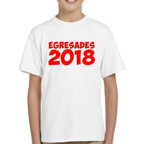 Remera De Niño Egresades Egresaditos Jardin