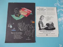 Comprar Propaganda Vintage (kit De 2). Gossen. Electromatic All-elec
