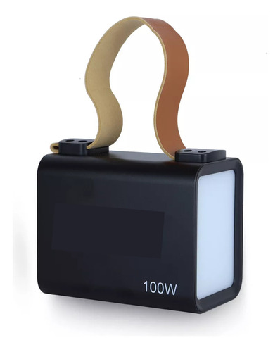 Powerbank Bateria 100w 6h De Uso + Cabo Usb-c Starlink Mini Cor Preto