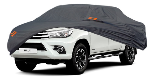 Protector Forro Cobertor Tipo Toyota Hilux Hasta 2016 Gris