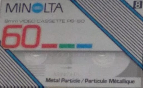 Cassette De Video 8mm Minolta P/ Filmadora Sony Canon 60 Min