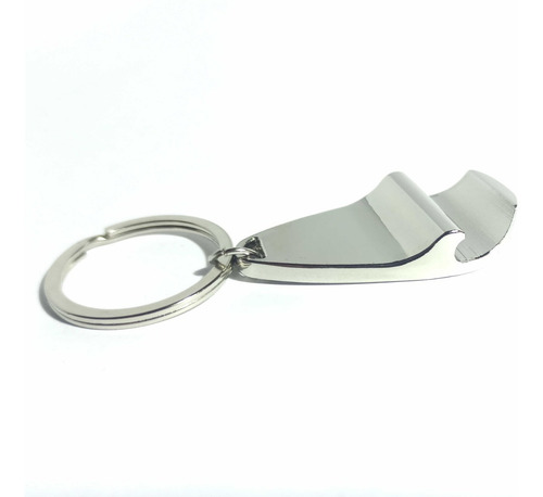 Imagen 3 de 7 de Llavero Metalico Destapador Nombre Logo Laser Pack 20u