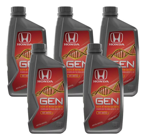 Aceite De Motor Honda Gen X5