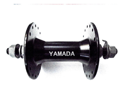 Cubo Bike Fixa Dianteiro 32furos Yamada Com Rolamento Preto.