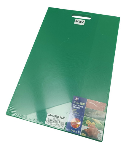 Tabla Nylon Acrilica Cortar Picar Verde 29x44cm X. 9768 Xavi