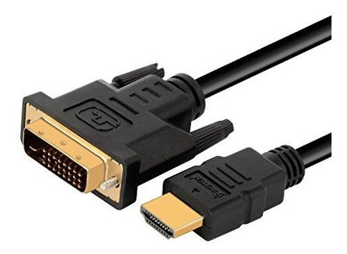 Hdmi Macho A Dvi Cable Digital Macho, 2 Metros