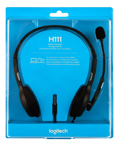 Imagen 4 de 6 de Auricular Con Cable Logitech H111 Microfono 1 Jack 3.5mm