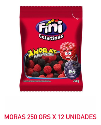 Gomitas Fini Sabores 250 Grs X 12 Unidades Solo Envio