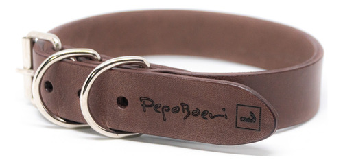 Collar Cuero Perros Grandes Pepo Boeri® Calla Xl + Grabado