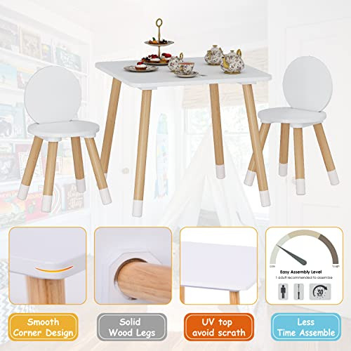 Juego De Mesa Infantil Con 2 Sillas Utex Para Niños Pequeños