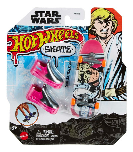 Hot Wheels Skate Para Dedos Star Wars Luke Skywalker