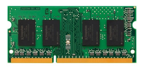 Memoria Kingston Kvr16ls11/4, 4gb Ddr3l, Sodimm, 1600mhz