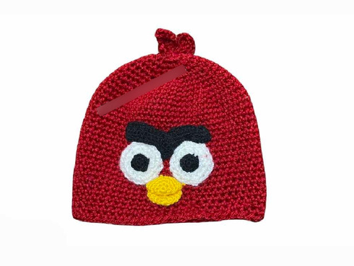 Gorro Angry Birds Crochet 