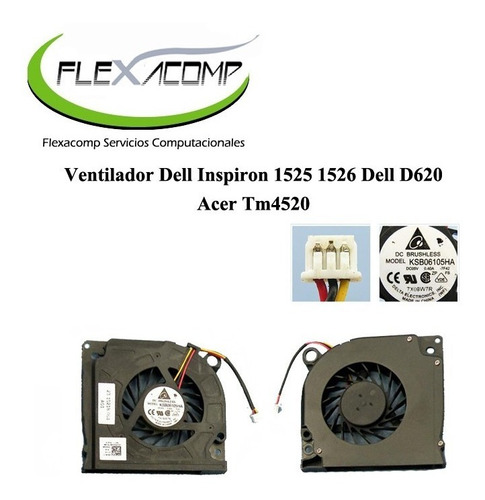 Ventilador Dell 1525 1526 Dell D620 Acer Tm4520 Envio Gratis