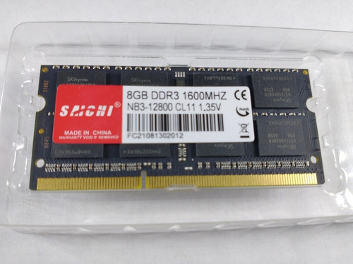 Imagen 3 de 7 de Memoria Ram Ddr3 Sodimm 8gb Pc3-12800 1.5/1.35v