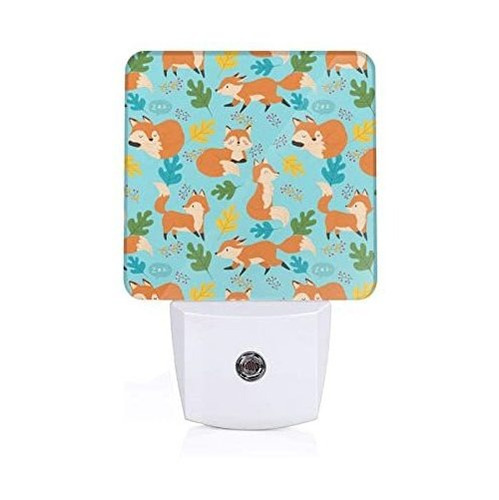 Luces Nocturnas Led Enchufables Fox Night Light Con Ajuste A