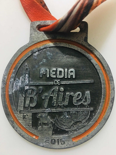 Medalla Deportiva Media Maratón Baires 2015  Sporfacilities