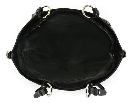 Cartera Uranita Negro Amphora Mujer