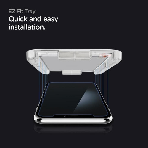 Imagem 2 de 4 de Pelicula De Vidro Spigen Ez Fit Para iPhone 11 / Xr