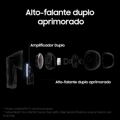 Samsung Galaxy Buds3 Pro Fone De Ouvido Sem Fio Branco Branco