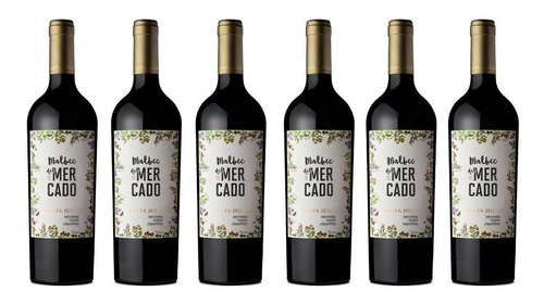 Vino Malbec Del Mercado Santa Julia Caja X6 Fullescabio