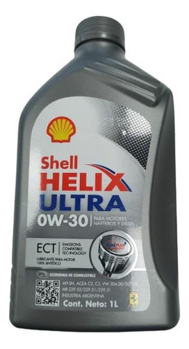 Aceite Shell Helix Ultra 0w30
