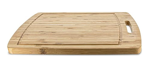 Tabla De Cortar De Bambú Para Cocina Con Ranura De Jugo - Ta