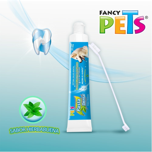 Imagen 2 de 4 de Kit Dental - Pasta Y Cepillo Para Perro 90 Grs Fancy Pets