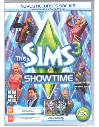 The Sims 3 Plus Pc Jogo Base + Exp. Showtime