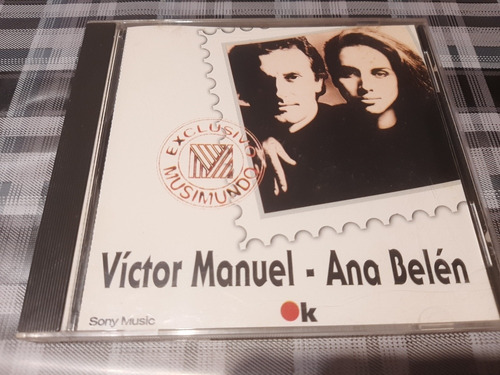 Victor Manuel - Ana Belén - Cd Original Impecable 